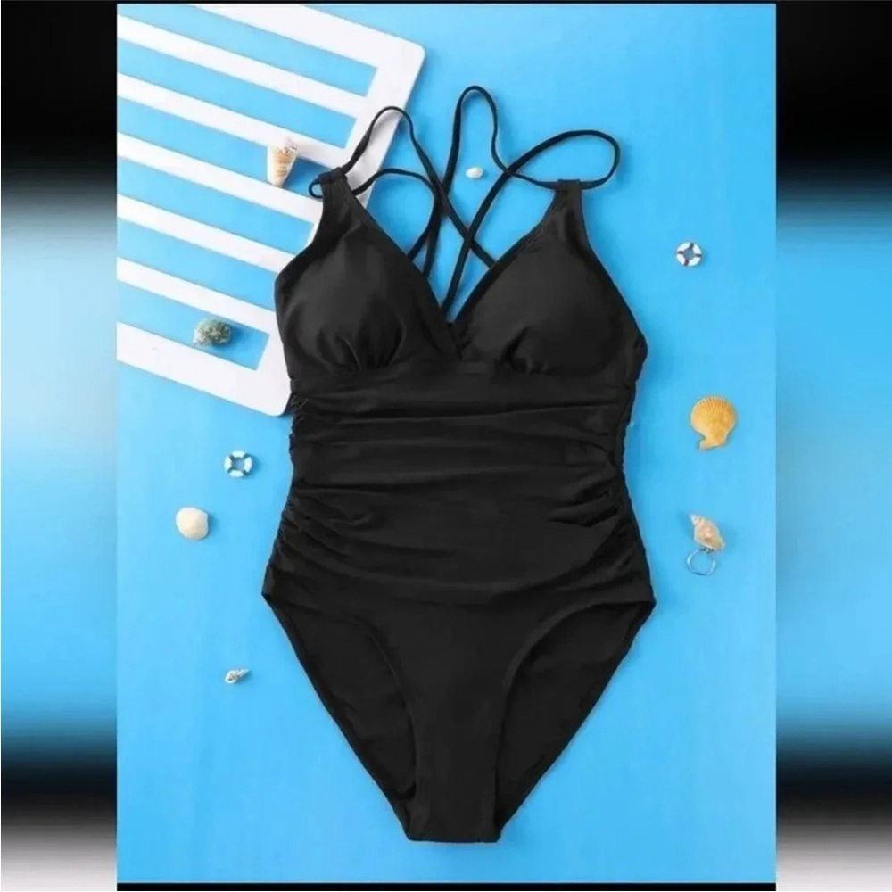 Black One-Piece Swimsuit